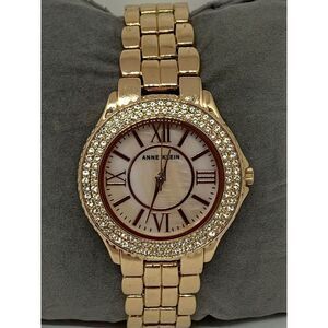Anne Klein AK1462 Womens Rose Gold Stainless Steel Analog Dial Quartz Watch W242